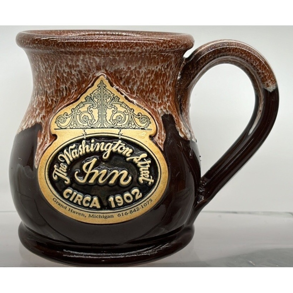 Deneen Pottery The Washington Street Inn Grand Haven Michigan Mug